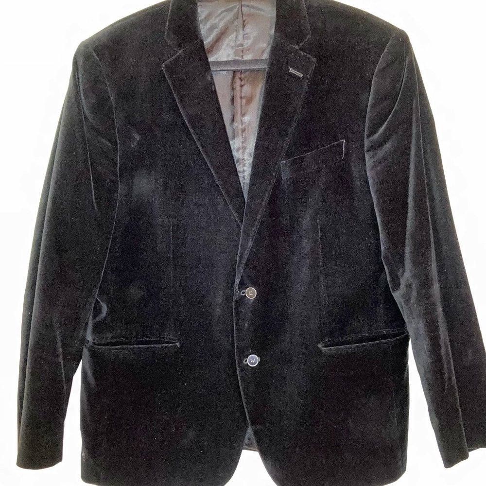 Men's black formal jacket